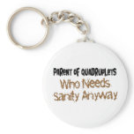 Parent of QUADRUPLETS keychains