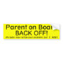 Parent on Board Bumper Stickers