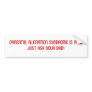 PARENTAL ALIENATION SYNDROME IS REAL.  JUST AS... BUMPER STICKERS