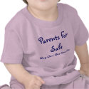 Parents For Sale, t-shirts