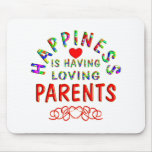 Parents Happiness Mouse Mat