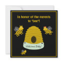 Parents To Bee Bumble Bee Baby Shower invitations