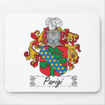 Parigi Family Crest Mouse Mats