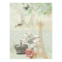 Paris a la Impressionism Post Card
