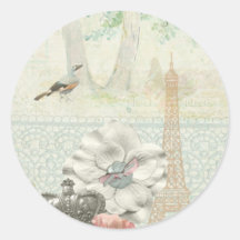 Paris a la Impressionism Sticker