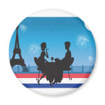 Paris Background magnets
