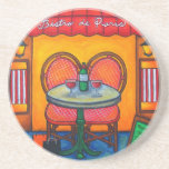 Paris Bistro Coasters by Lisa Lorenz