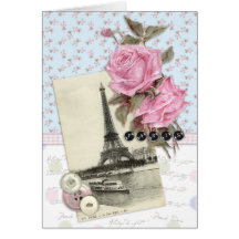 Paris Blooms Card