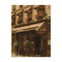 Paris Cafe by Day Postcards