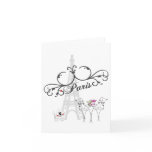 Paris Cafe Card