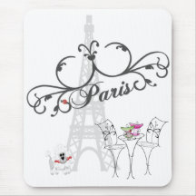 Paris Cafe Mousepad