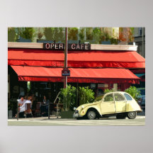 Paris Cafe Poster