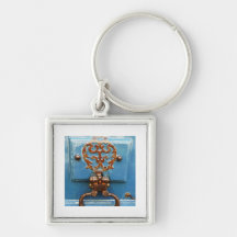 Paris door keychain