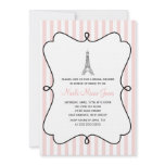 Paris Eiffel Tower Bridal Shower invitations
