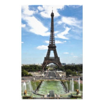 Paris Eiffel Tower - Classic Personalized Stationery