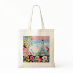 Paris Eiffel Tower Collage Bag
