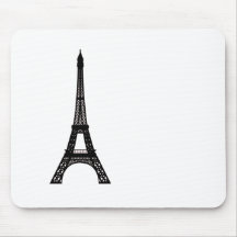 Paris Eiffel Tower Mouse Pad