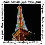 Paris Eiffel Tower photo sculptures