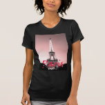 Paris Eiffel Tower Pink Tshirt