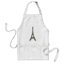 Paris: Eiffel Tower: Vector Drawing: Apron