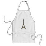 Paris: Eiffel Tower: Vector Drawing: aprons