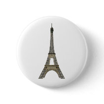 Paris: Eiffel Tower: Vector Drawing: Buttons