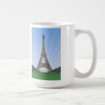 Paris: Eiffel Tower: Vector Drawing: Coffee Mugs