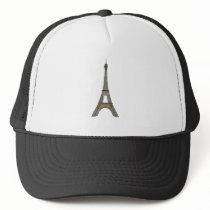 Paris: Eiffel Tower: Vector Drawing: Mesh Hat