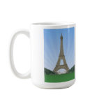 Paris: Eiffel Tower: Vector Drawing: Coffee Mugs