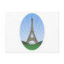 Paris: Eiffel Tower: Vector Drawing: Post Card