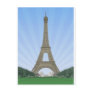 Paris: Eiffel Tower: Vector Drawing: Post Cards
