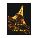 Paris, France, Eiffel Tower, Postcard
