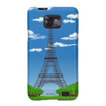Paris France Eiffel Tower Samsung Galaxy S2 Case