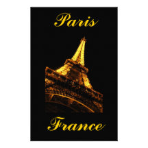 Paris, France, Eiffel Tower, Stationery
