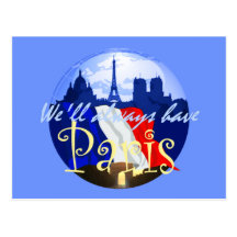 PARIS France Postcard