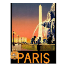Paris France Vintage Postcard