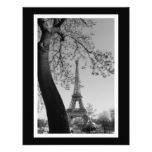 paris in b&w announcement