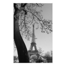 paris in b&w stationery design