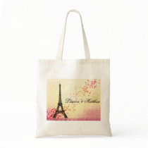 Paris in Love - Eiffel Tower Canvas Bags