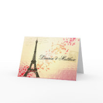 Paris in Love - Eiffel Tower Card