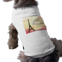 Paris in Love - Eiffel Tower Dog Clothes