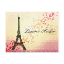 Paris in Love - Eiffel Tower Post Cards