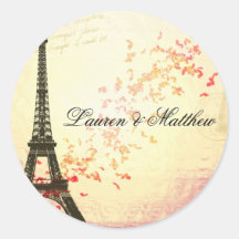Paris in Love - Eiffel Tower Sticker