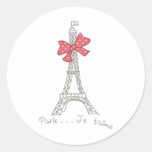 Paris...Je t'aime Sticker