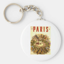 Paris Key Chain