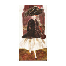 Paris Lights: Matisse Doll Fashion Stretched Canvas Prints