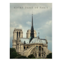 Paris, Notre Dame Cathedral postcard