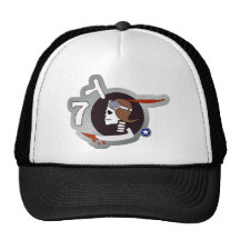 Paris P-40 WWII Nose Art Trucker Hat