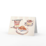 Paris Petit Dejeuner Greeting Card