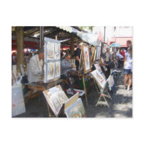 Paris - place du Tertre-Montmartre - Carte Postale